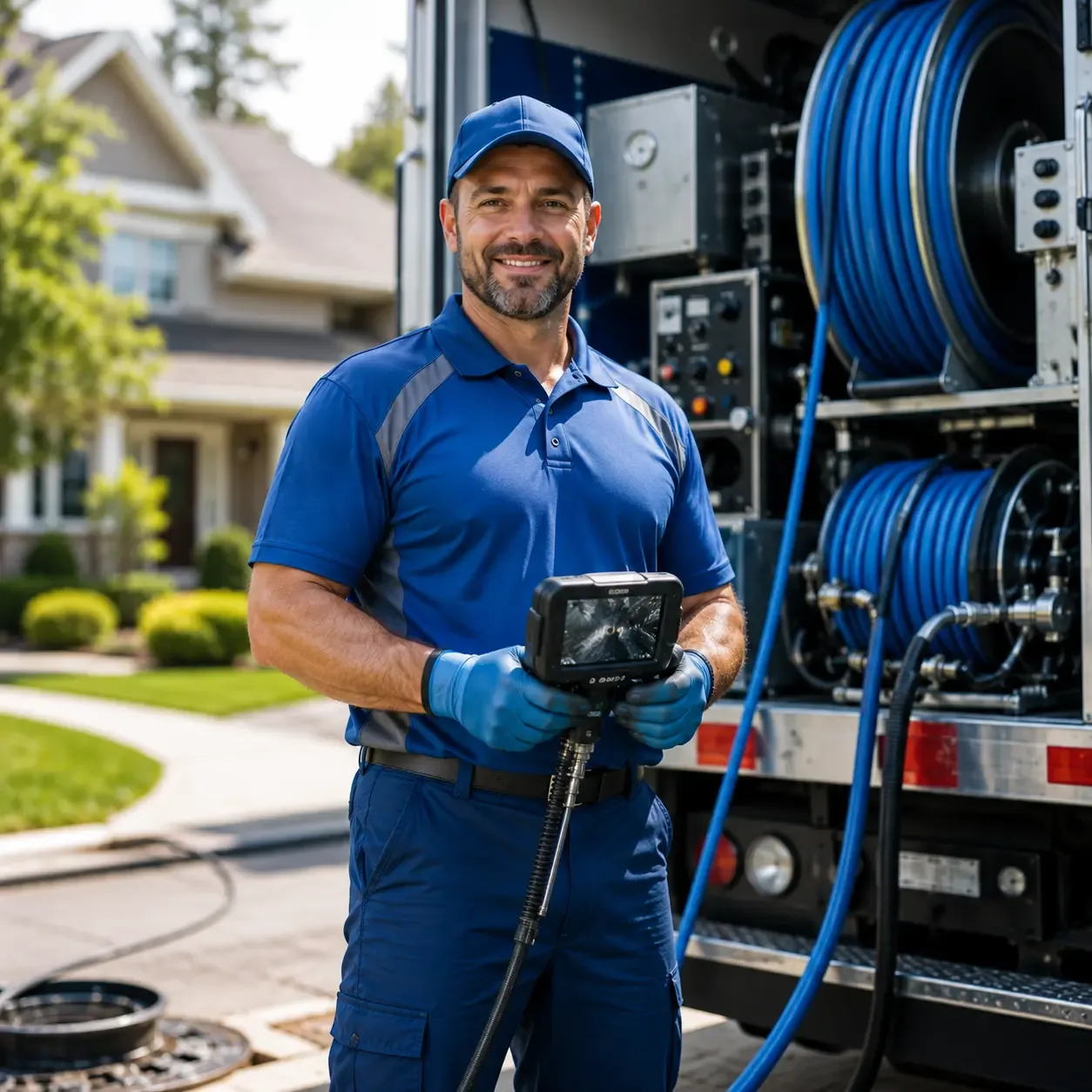 Local outdoor drain cleaning specialists in East Baldwin, ME